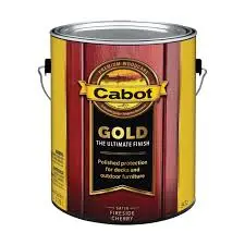 [080351812781] CABOT DECK GOLD EXTERIOR STAIN FIRESIDE CHERRY 1GAL - 140.0003472.007