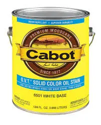 [080351167089] CABOT O.V.T SOLID COLOR OIL STAIN MEDIUM TINT BASE GAL - 140.000670