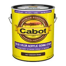 [080351810558] CABOT PRO VT STAIN SIDING ACRYLIC CORDOVAN BROWN GAL - 140.0000837