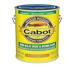 [080351810329] CABOT SEMI SOLID EXTERIOR DECK AND SIDING OIL STAIN NEW REDWOOD GAL