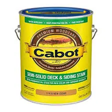 [080351810312] CABOT SEMI-SOLID DECK AND SIDING STAIN VOC NEW CEDAR GAL - 140.0017