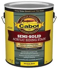 [080351111075] CABOT SEMI-SOLID SIDING STAIN DEEP BASE GAL - 140.0001107.007