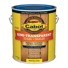 [080351503061] CABOT SEMI-TRANSPARENT DECK AND SIDING EXTERIOR STAIN AND SEALER NE...