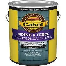 [080351108075] CABOT SOLID COLOR ACRYLIC SIDING EXTERIOR STAIN DEEP BASE GAL - 140...