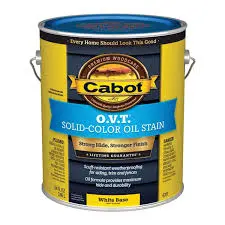[080351167010] CABOT V.O.T SOLID COLOR VOC STAIN WHITE BASE GAL - 140.0006701.007