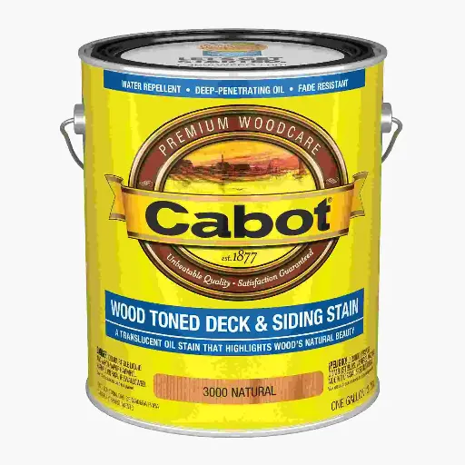 [080351130007] CABOT WOOD TONED DECK AND SIDING NATURAL STAIN 1GAL - 140.0003000.007
