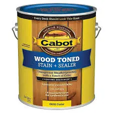 [080351810152] CABOT WOOD TONED DECK AND SIDING STAIN CEDAR GAL - 140.0019202.007