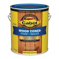 [080351810213] CABOT WOOD TONED DECK AND SIDING STAIN PACIFIC REDWOOD GAL - 140.0019205.007