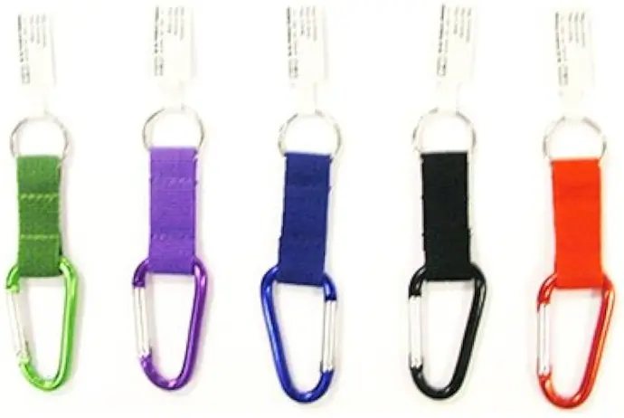 [029069768027] CARABINER SMALL WITH STRAP/10 HY-KO - KBO502