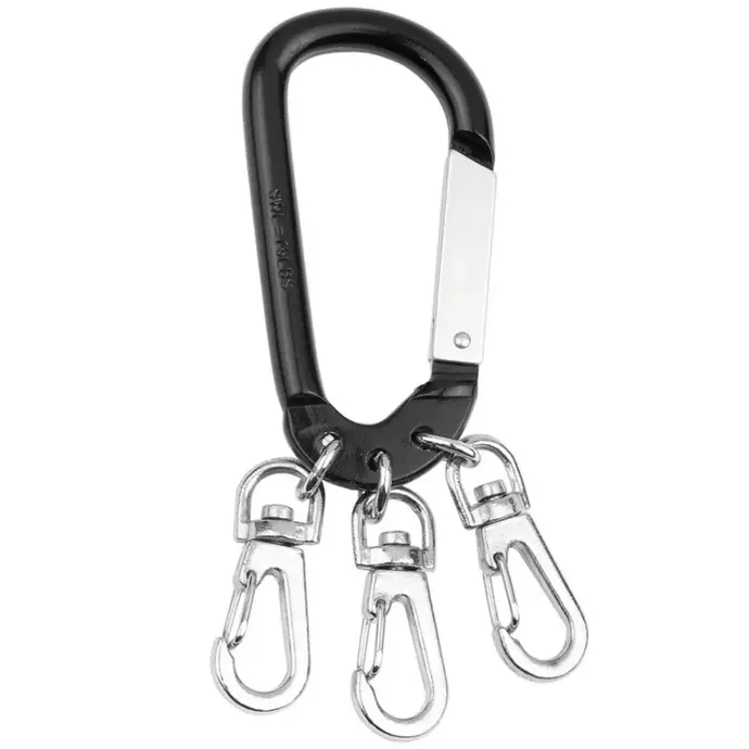 [029069780241] CARABINER WITH SNAPS HY-KO - KC600