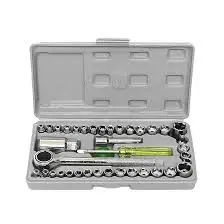 [7453010080174] CASTOR 40PC SOCKET SET - A145-9SR2040