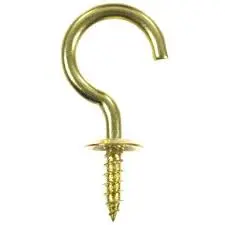 [008236697575] BRASS CUP HOOK 1-1/4" - 12813 