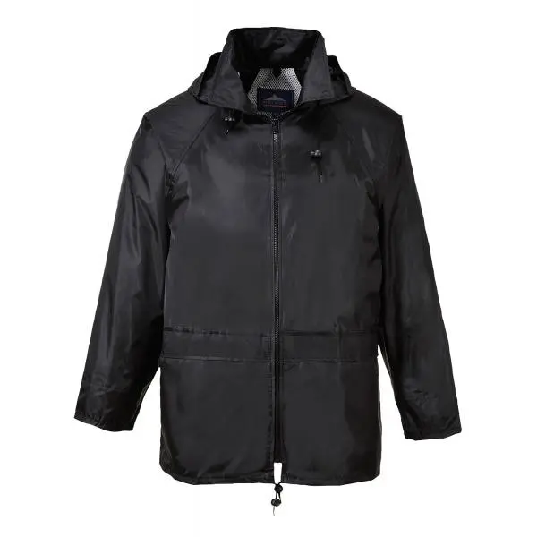 [5036108162482] CLASSIC BLACK RAIN JACKET MEDIUM PORTWEST - S440BKRM