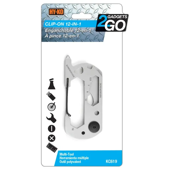 [029069780432] CLIP ON 12-IN- 1 HY-KO - KC619