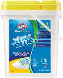 [810821021494] CLOROX POOL AND SPA XTRA BLUE CHLORINATING GRANULES - 23006CLX