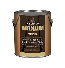 [755837408405] CORONADO EXTERIOR MAXUM CLEAR NATURAL - DECK STAIN  GAL- B7600.300
