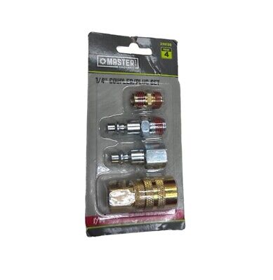 [052088090640] COUPLER MM 4PC COUPLING/PLUG SET MASTER MECHANIC - 239130