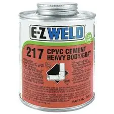 [892996002744] CPVC SUPER HD GRAY CEMENT HEAVY BODIED 32oz EZ-WELD QUART - 21704-EZ
