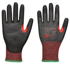 [5036108360901] CS AHR13 POLYURETHANE CUT BLACK LARGE GLOVE PORTWEST - A670K8RL