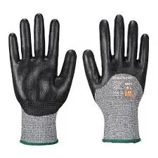 [5036108201846] CUT 3/4 NITRILE FOAM BLACK GLOVE MEDIUM PORTWEST - A621BKRM