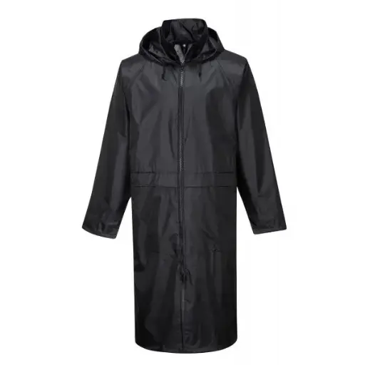 [5036108319329] Classic Black Rain Coat CLarge PortWest - S48BKRXL
