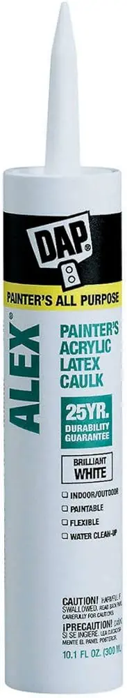 [070798180659] DAP ALEX ACRYLIC LATEX PAINTERS CAULK 11oz - 18065