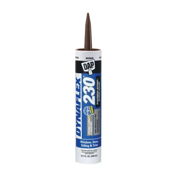 [070798183025] DAP DYNAFLEX CAULK BROWN 10.1OZ - 18418
