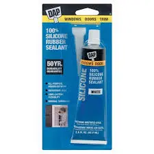 [070798006836] DAP SILICONE WHITE RUBB SEAL 2.8oz