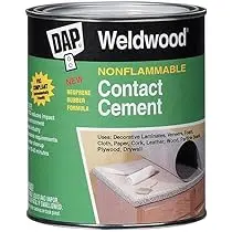 [070798253360] DAP WELDWOOD NON-FLAMMABLE CONTACT CEMENT NATURAL GALLON - 25336