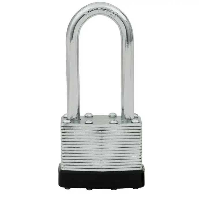 [7705059844027] DARIX LONG LAMINATED STEEL PADLOCK 2 KEYS 40MM - DX940
