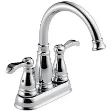 [034449630641] DELTA  PORTER 4" 2HDL BATH CHROME FAUCET - 25984LF