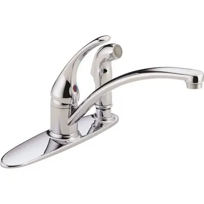 [034449624442] DELTA FOUNDATION SINGLE HANDLE KITCHEN FAUCET - B3310LF