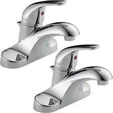 [034449657174x] DELTA FOUNDATIONS 1 HOLE CHROME FAUCET