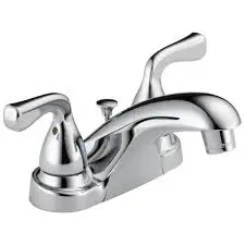 [034449810609] DELTA FOUNDATIONS 4" 2HDL BATH FAUCET CHROME - B2511LF-PPU-ECO / 56...