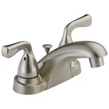 [034449810593] DELTA FOUNDATIONS 4" 2HDL BATH FAUCET CHROME - B2511LF-SSPPU-ECO / ...