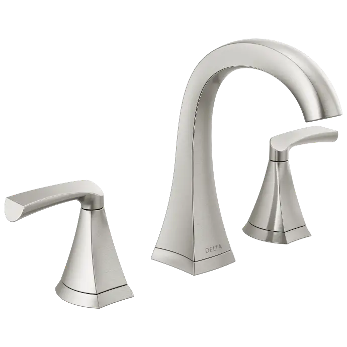 [034449958950] DELTA PIERCE 2-HANDLE BAHTROOM FAUCET SPOTSHIELD NICKEL - 25899LF-SP