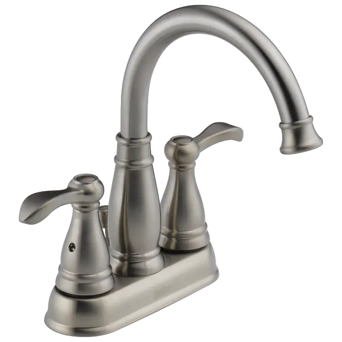 [034449810296] DELTA PORTER 4" CENTERSET 2-HANDLE BATHROOM FAUCET BRUSHED NICKEL - 25984LF-BN