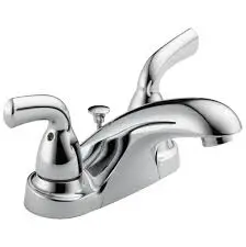 [034449810647] DELTA- FOUNDATION 4" CENTERSET 1-HOLE HANDLE LAVATORY FAUCET IN CHROME- B2510LF-PPU -ECO