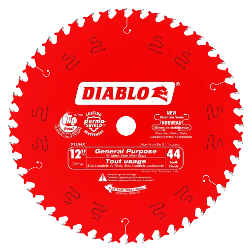 [008925020509] DIABLO BLADE 12" 44T GENERAL PURPOSE - D1244X