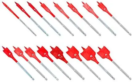 [008925155669] DIABLO SPEED SPADE BIT SET 16-PIECE - DSP2980-S16