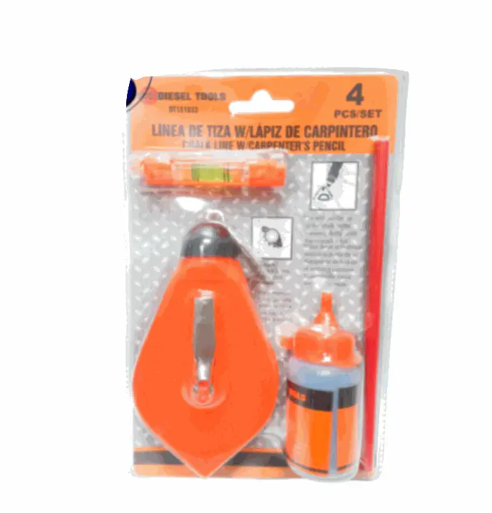 [6987021110410] DIESEL TOOLS 4PCS SET CHALK LINE - DT151033