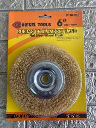 [6987021115934] DIESEL TOOLS FLAT STEEL WHEEL BRUSH 5" - DT100013