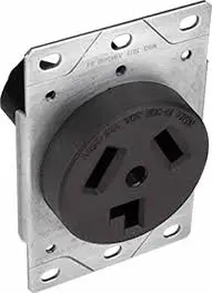 [615624465991] DRYER RECEPTACLE FLUSH MOUNT 125/240V 30AMP 3P 3 WIRE- R30-3
