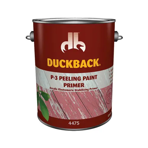 [740755447544] DUCKBACK P-3 PEELING PAINT PRIMER ACRYLIC ELASTOMERIC STABLILIZING PRIMER 4475 GAL - SC0044754-16