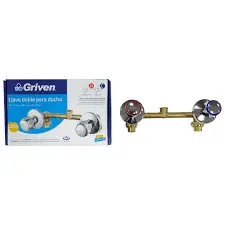 [7453038409247] Double Shower Valve Hot & Cold GV-WA015B