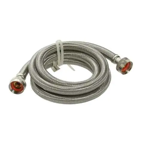 [091712483670] EASTMAN HOSE- 4" FLEX WASHING MACHINE HOSE - 48367