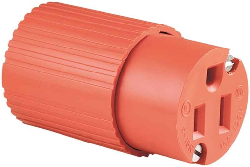 [032664490859] EATON FEMALE PLUG ORANGE 15A/125V - 6887-BOX