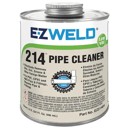 [892996002645] EZ WELD CLEAR CLEANER QUART - 21404-EZ