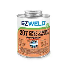 [892996002270] EZ WELD CPVC CEMENT REG BODY ORANGE 1/4PINT - 20701-EZ