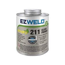 [812574015119] EZ WELD PVC CLEAR PRIMER 16oz PINT - 31103-EZ